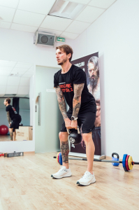 Гиря 10 кг с хромированной ручкой полиуретановая (CPU) Original FitTools