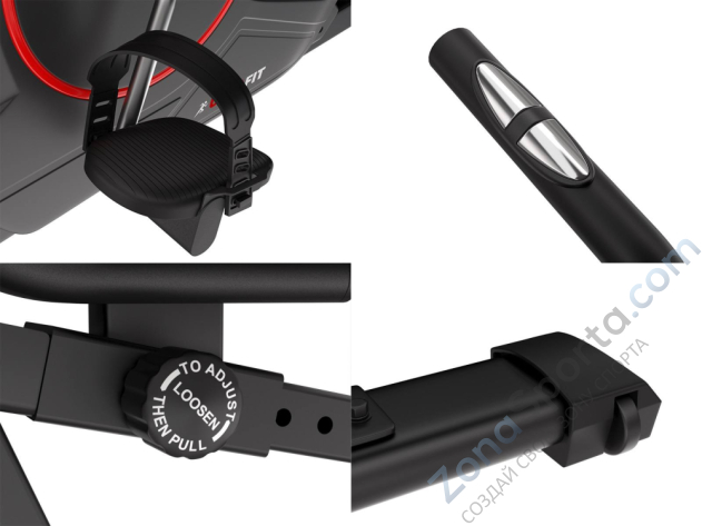 Горизонтальный велотренажер Unix Fit BR-390