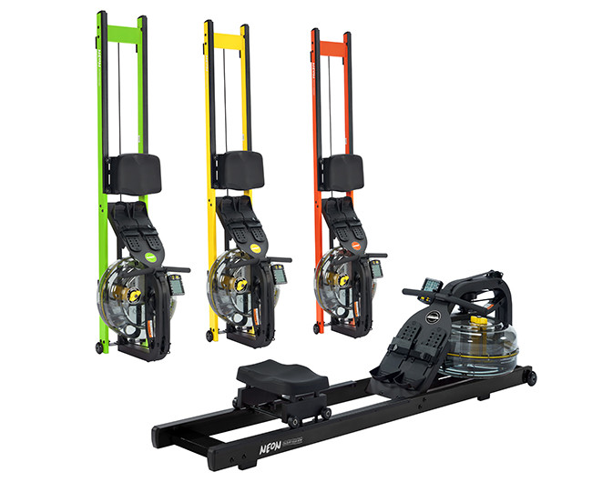 Гребной тренажер Neon Plus - желтый