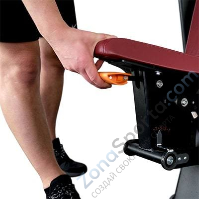 Грудной жим сидя на свободных весах Protrain T8-614