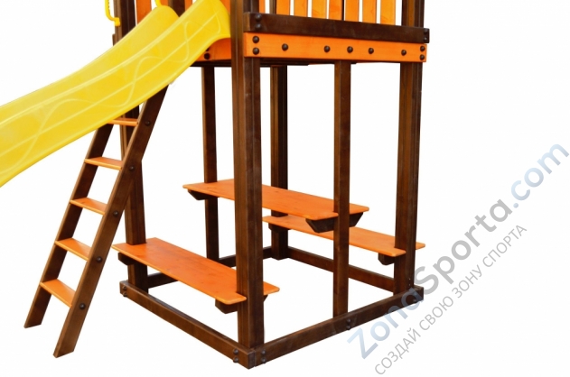 Игровой комплекс Perfetto sport Bari-4 + качели Паутина