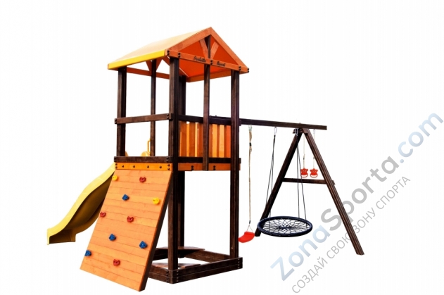 Игровой комплекс Perfetto sport Pitigliano-5 + качели Паутина