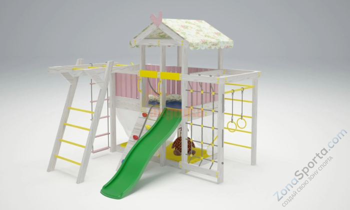 Игровой комплекс Савушка Baby 4 розовый