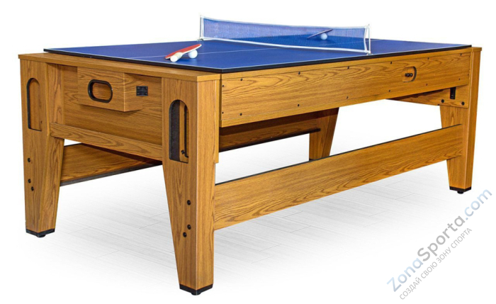 Игровой стол - трансформер (бильярд, аэрохоккей, настольный теннис) Twister (дуб)