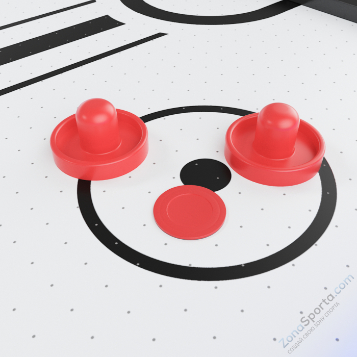 Игровой стол Unix Line Аэрохоккей (226х125 cм) Black White