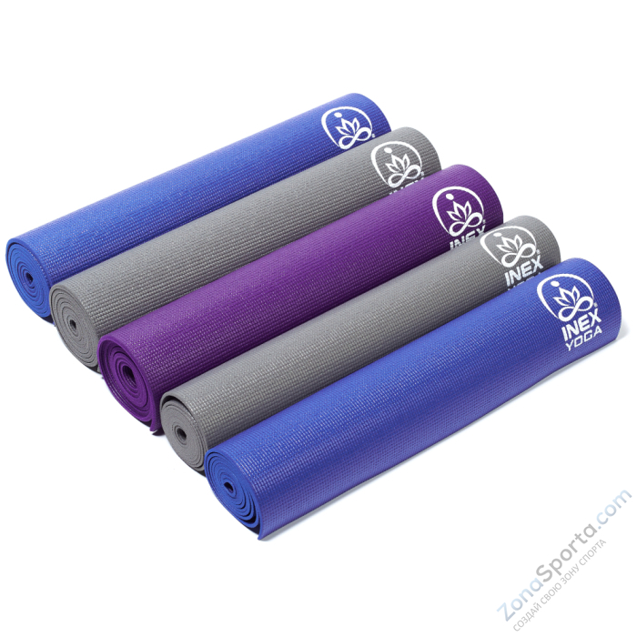 Коврик для йоги INEX Yoga Mat 170 x 60 x 0,35 см, фиолетовый