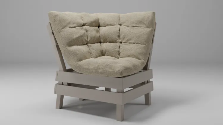 Кресло деревянное угловое Savushka Type-YD