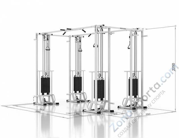 Кроссовер со сдвоенной рамой Iron King IK35-60