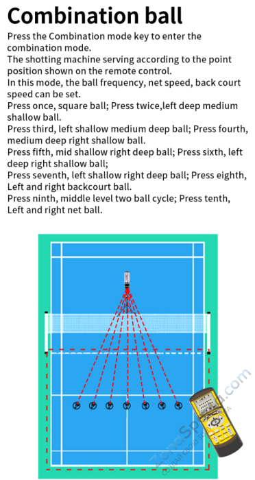 Машина для запуска воланов для бадминтона Siboasi B2300A