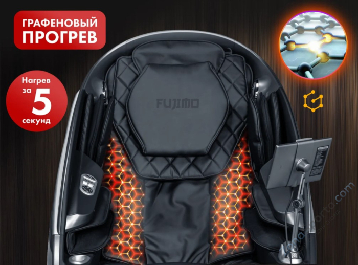 Массажное кресло Fujimo Guru F700 Серый