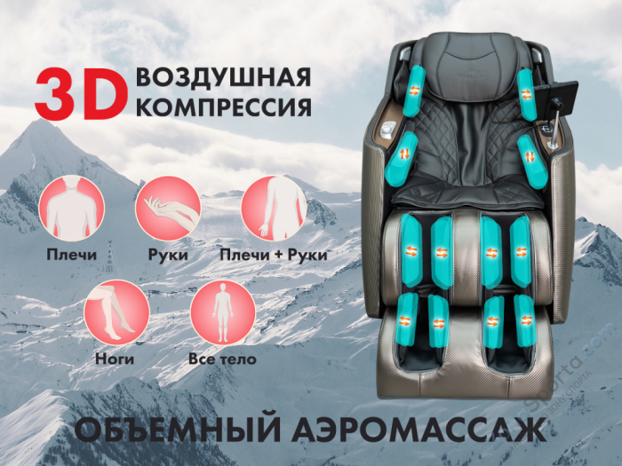 Массажное кресло Fujimo Kenko F623 Графит