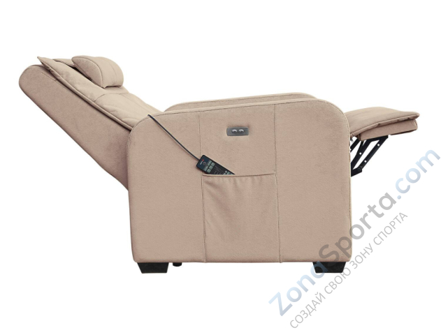 Массажное кресло реклайнер с подъемом Fujimo Synergy Lift Full Lounger F3005 FLFL Ваниль (Sakura 4)