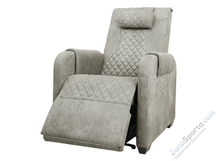 Массажное кресло-реклайнер с подъемом Fujimo Lounge Up F7003 ULFL Смоки (Orlando 4)