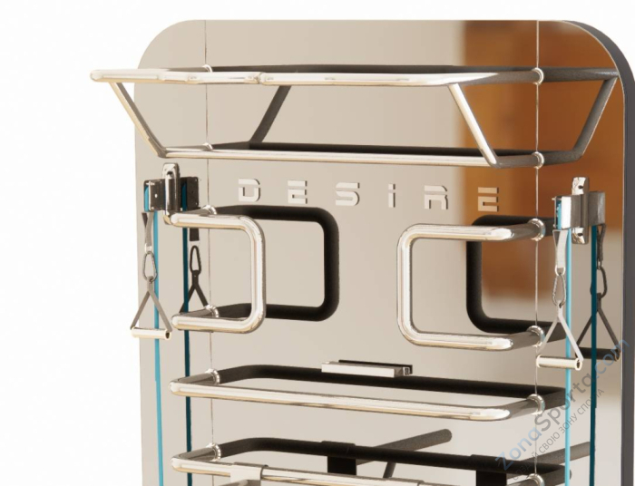 Многофункциональный комплекс с зеркальной стенкой и элементами из нержавеющей стали Desire Prime Vision