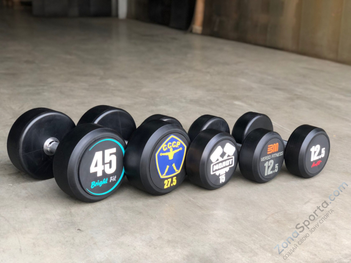 Набор обрезиненных гантелей AeroFIT AFDB27,5-37,5