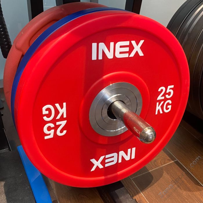Олимпийский диск в уретане INEX PU Bumper Plate 25 кг