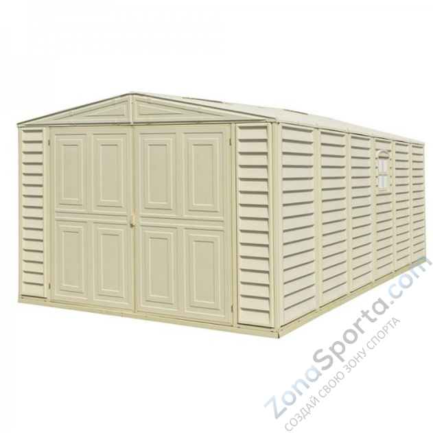 Пластиковый гараж с окном Interplast