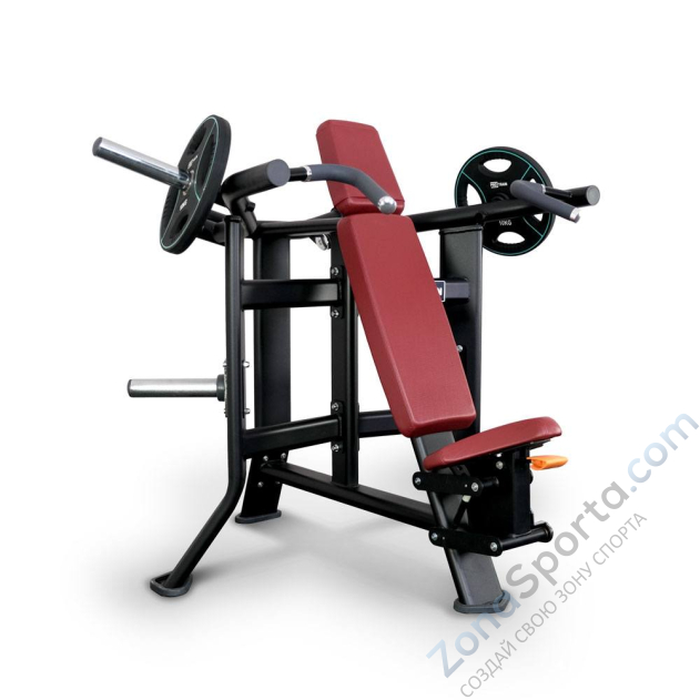 Плечевой жим сидя на свободных весах Protrain T8-605