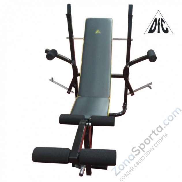 Силовая скамья со стойками DFC D002