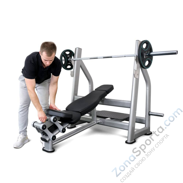 Скамья для жима с положительным углом наклона Protrain 61A38