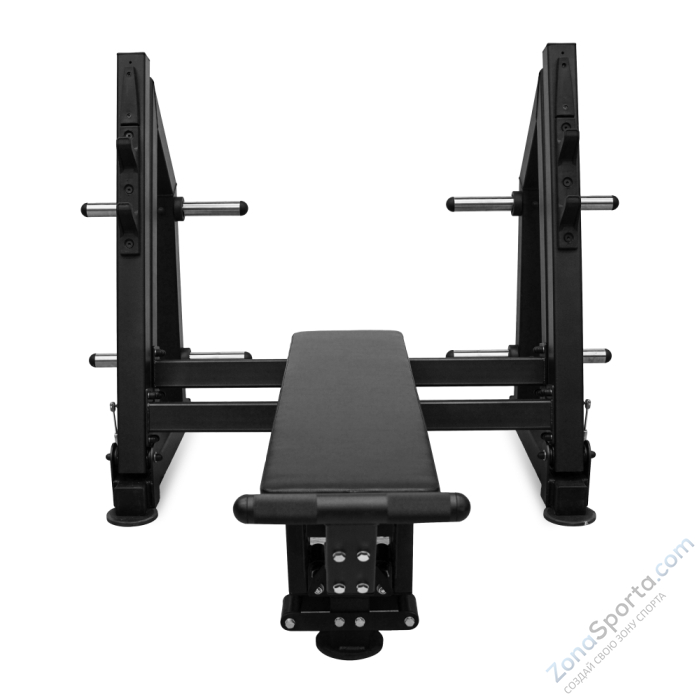 Скамья для жима лёжа с доводчиком, упором и подставкой для ног Bronze Gym Partner ML-901