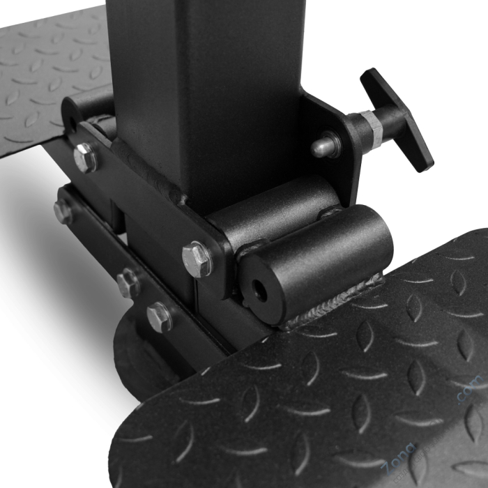 Скамья для жима лёжа с доводчиком, упором и подставкой для ног Bronze Gym Partner ML-901