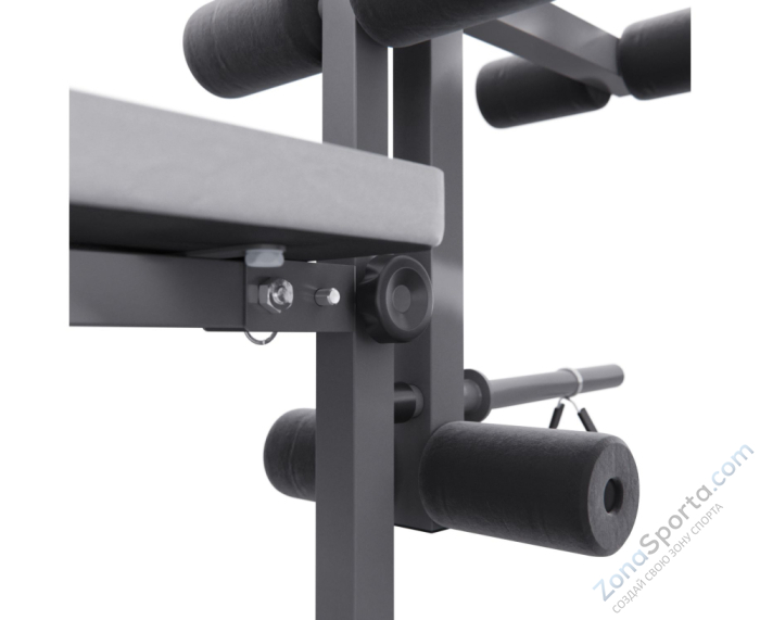 Скамья со стойками под штангу DFC D701