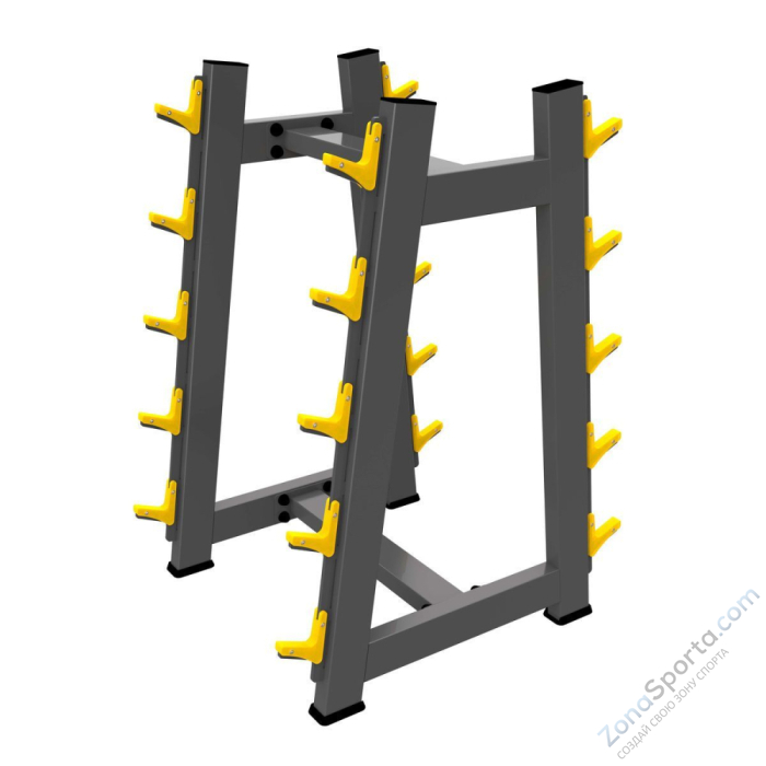 Стойка для 10 штанг DHZ Fitness A-3055