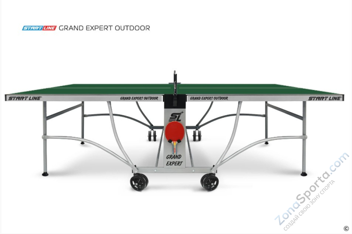 Стол теннисный Start Line Grand Expert 4 Всепогодный Зелёный