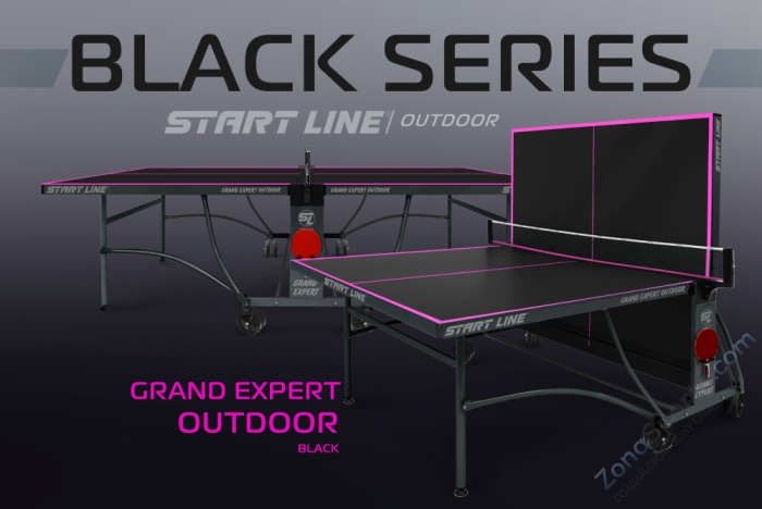 Стол теннисный Grand Expert 6 Всепогодный Black