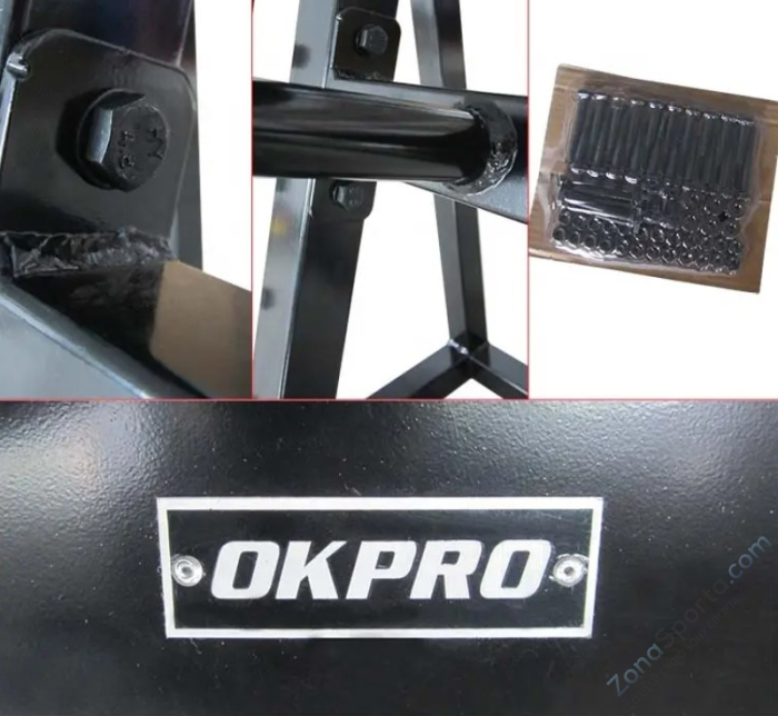 Стойка для памп-штанг на 20 наборов OKPRO OK0019