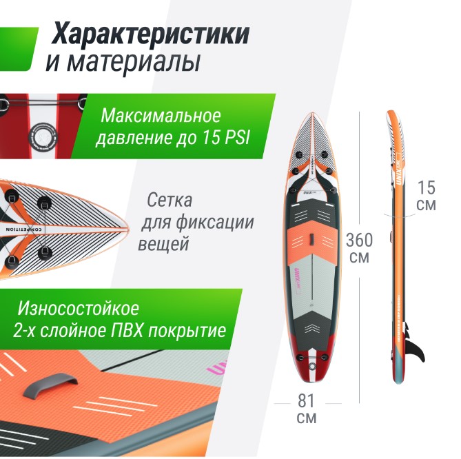 Sup-борд Unix Line Summertime (360 см)