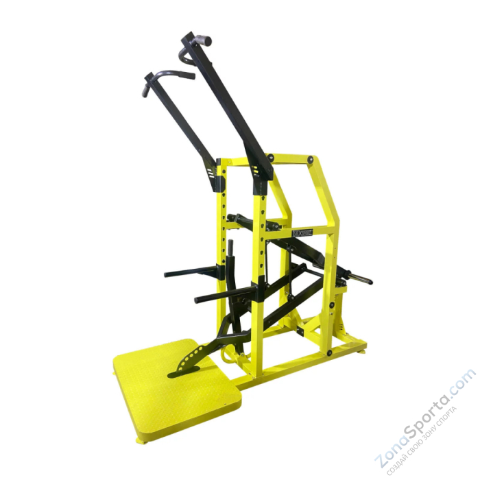 Тренажер для приседаний с поясом (колодец) с турником и брусьями DEXsport AD-051