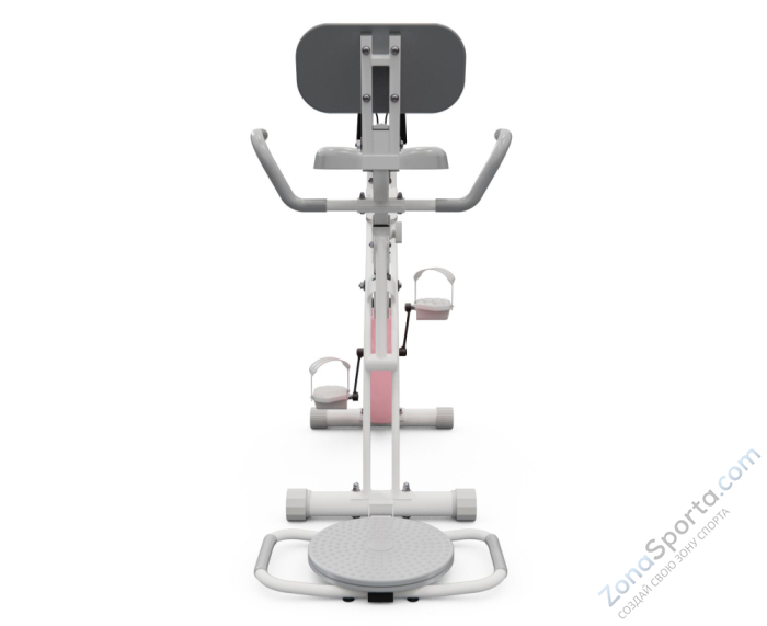 Велотренажер X-Bike DFC DavCreator Max PRO, бело-розовый