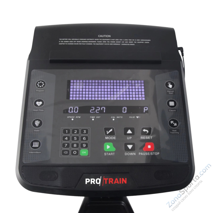 Вертикальный велотренажер Protrain K9003W-LED