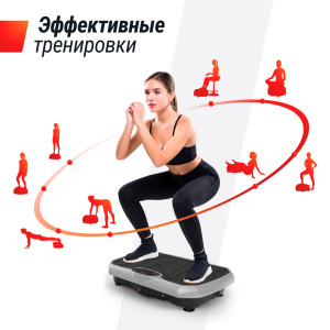 Виброплатформа Unix Fit Edge 2D Grey