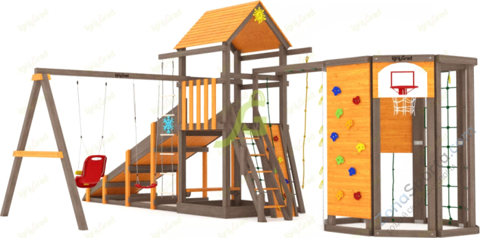 Всесезонная площадка IgraGrad С Gride с WorkOut SF1