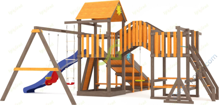 Всесезонная площадка IgraGrad С Мостик 1 SF1