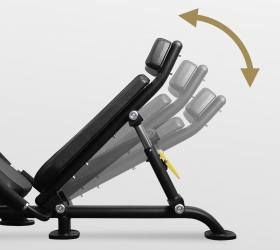 Жим ногами под углом 45 градусов Bronze Gym PL-1717