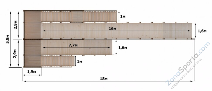 Зимняя горка Самара