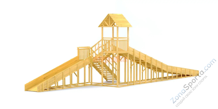 Зимняя горка Савушка Зима Wood 9/3